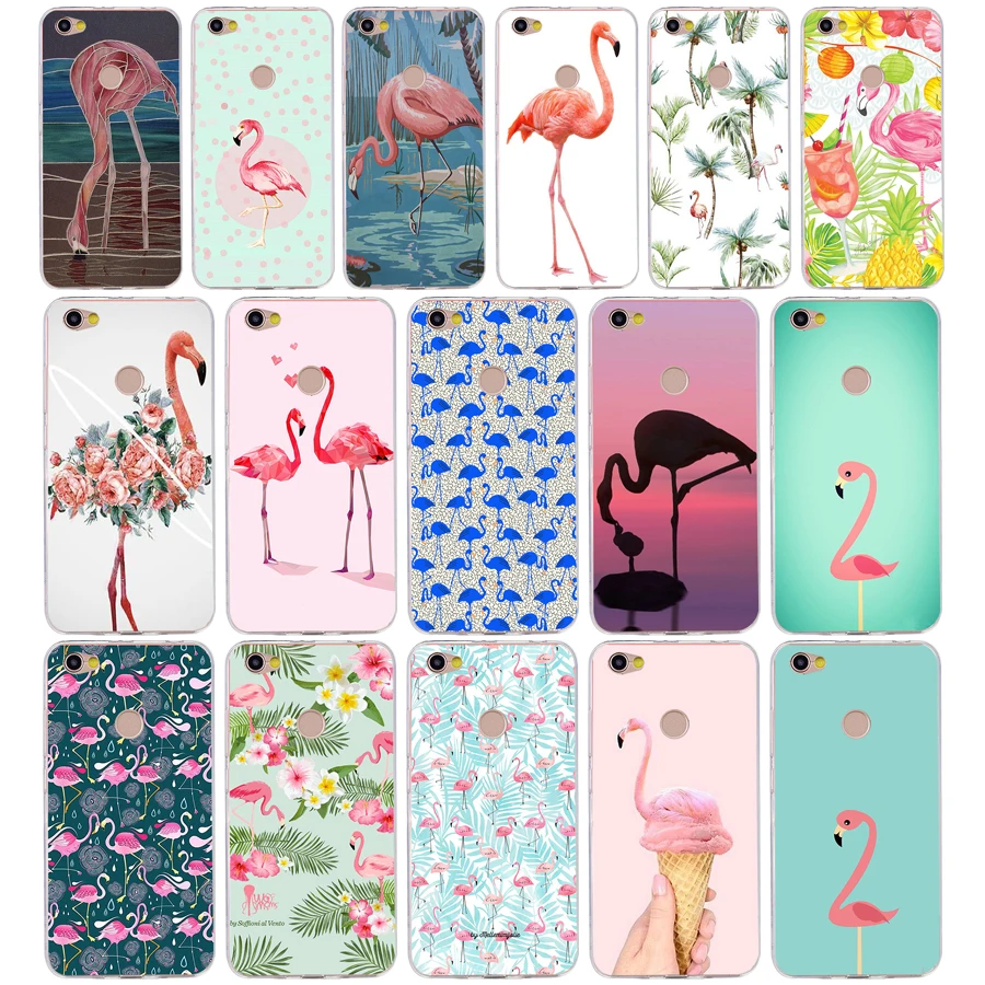 

57G New pink Flamingo For Xiaomi Redmi Note 5A Prime Cases Soft Silicone For Xiaomi Redmi Note 5A Prime 5.5"Cover