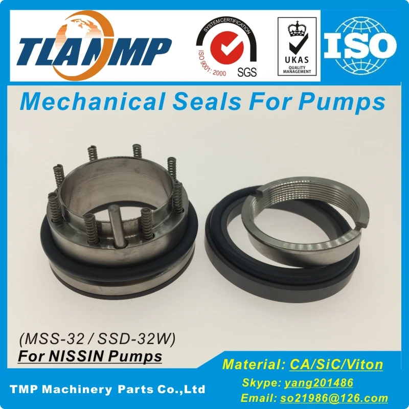 NISSIN pump mechanical Seals MSS-32 SSD-32W  5