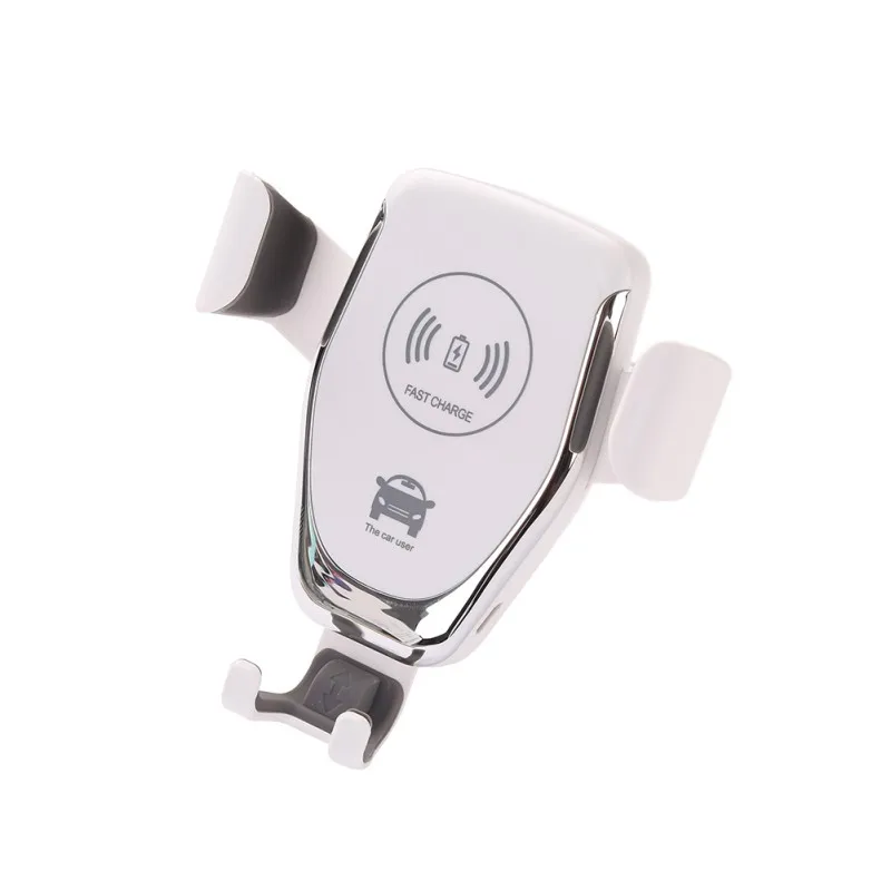 

10W Qi Wireless Fast Charger Car Mount Holder Stand Bracket For iPhone Samsung Xiaomi Huawei With Parking Positioning Function