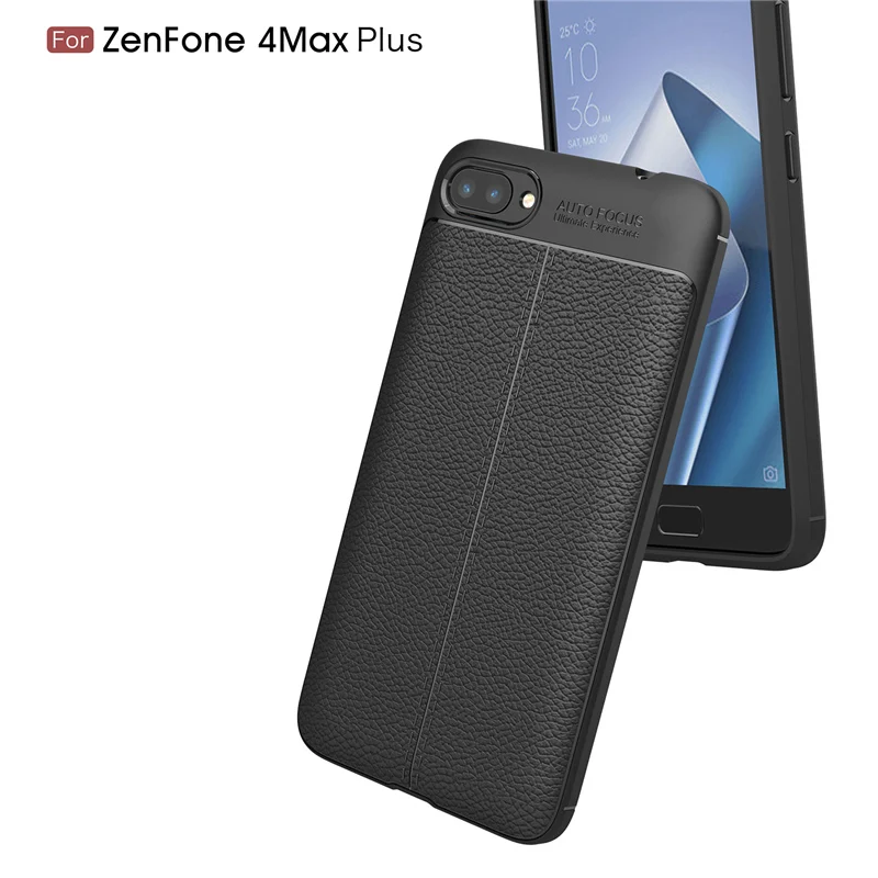 Litchi silicone case for Asus Zenfone 4 Max plus zc554kl (6)