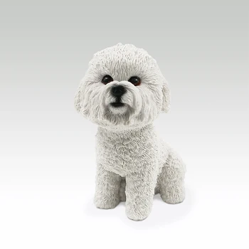 

Fashion Small Beagle Dog Simulation Dog Model Car Crafts Ornaments Collection Wedding Gifts Home Decoration Crafts Accessories