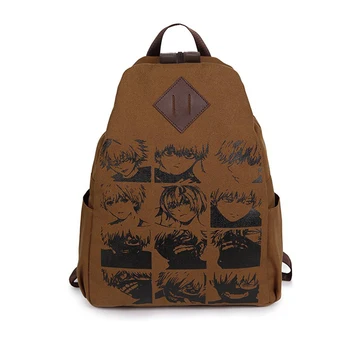 

Anime Cartoon Tokyo Ghoul Cosplay Backpack Schoolbag One Piece Gintama School Bag Rucksack Men's Women's Naruto Travel Bag