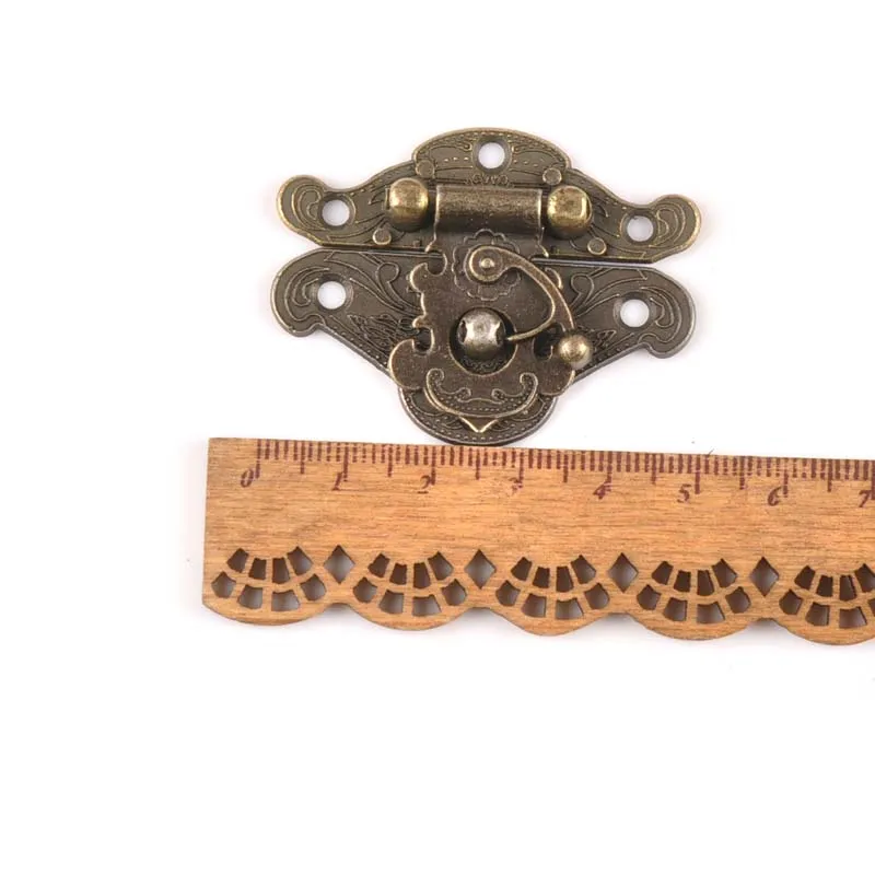 Vintage Antique Brass Wood Suitcase Box Clasp For Wooden Boxes Hook Furniture Buckle Clasp Lock Decorative Latch Hasp C2264 furniture hardware,toggle latches,jewelry box hasps,decorative latches