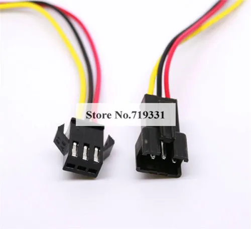 

JST 2.5 SM-3 Pin Battery Connector Plug Female & Male with Wire 20 sets