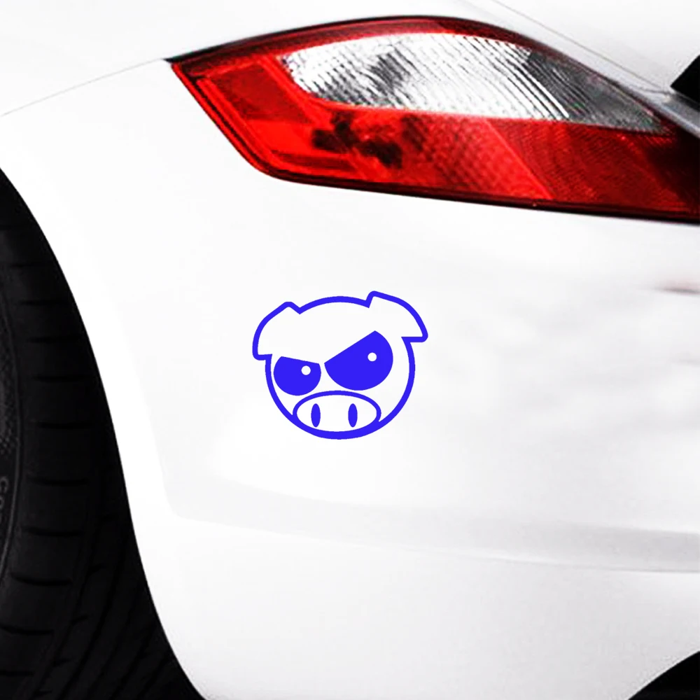 Hot Sale Car Stying Cool Graphics Two Rally Pigs Car Vinyl Sticker
