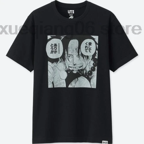 Uniqlo X Jump 50th One Piece Ace Thank You For Loving Me T Shirt Japan New T Shirts Aliexpress