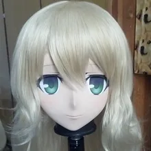 Best Price (C2-012) Handmade Female Letax Full Face kig Mask with WIG Cosplay Kigurum Crossdresser Japan Anime Masks Skin Cartoon Character Best Price (C2-012) Handmade Female Letax Full Face kig Mask with WIG Cosplay Kigurum Crossdresser Japan Anime Masks Skin Cartoon Character