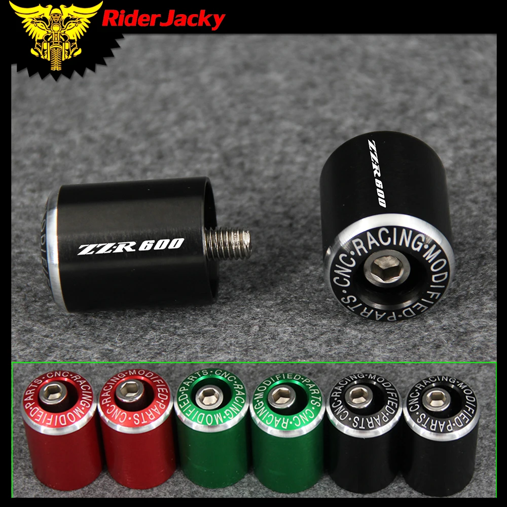 Мотоциклетные ботинки в стиле модификации Запчасти для KAWASAKI NINJA ZZR600 ZZR 600 1990-2009 2006 2007 2008 рукоятки заканчивается наконечники велосипедного руля крышки
