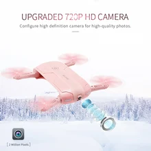 Лидер продаж мини-передатчик fpv дрона с дистанционным управлением H37 6-Axis Gyro ELFIE WI-FI с видом от первого лица Квадрокоптер складной G-sensor RC Карманный Дрон для селфи с 2.0MP Камера