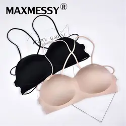 Maxmessy пикантные Для женщин бюстгальтер push up Красота Back One-Piece-Бесшовные спинки собрать Нижнее Бельё для девочек Бюстгальтер для девочек Bralette