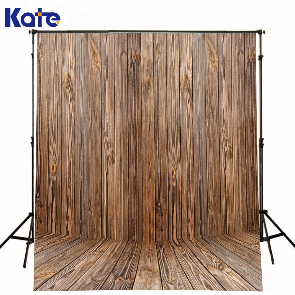 

Kate Madera Parquet Wood Flooring Photography Backdrop Wooden Brown Wall Baby Backgrounds for Photo Studio Customize Backdrops