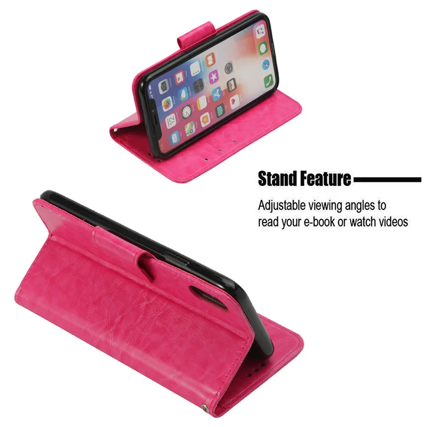 Wallet Bag Phone Case for iPhone X 6 7 8 Plus PU Leather Flip Case Stand Cover for iPhone 5 5E 6s Case Funda (54)
