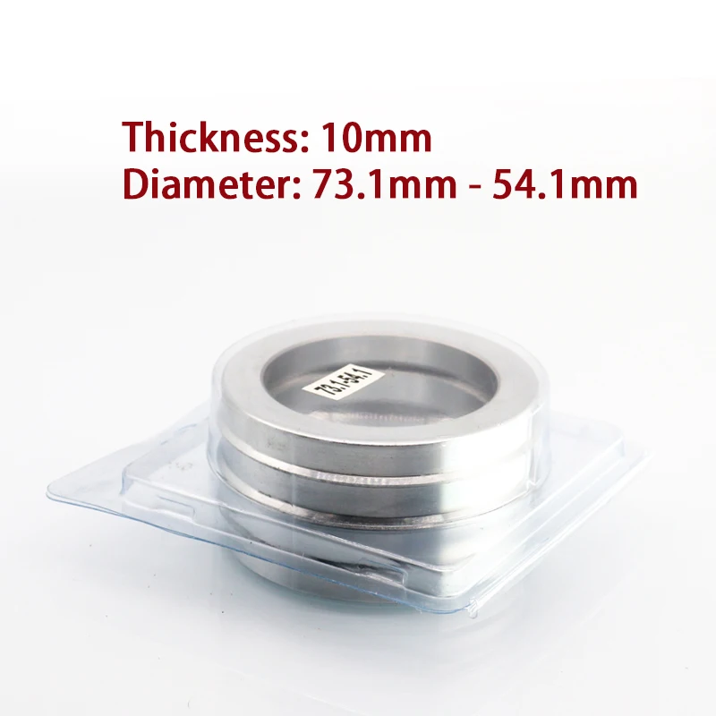 4pcs/set Aluminum Hub Centric Rings Car Wheel Bore Center Collar 73.1-54.1mm For Toyota Mazda