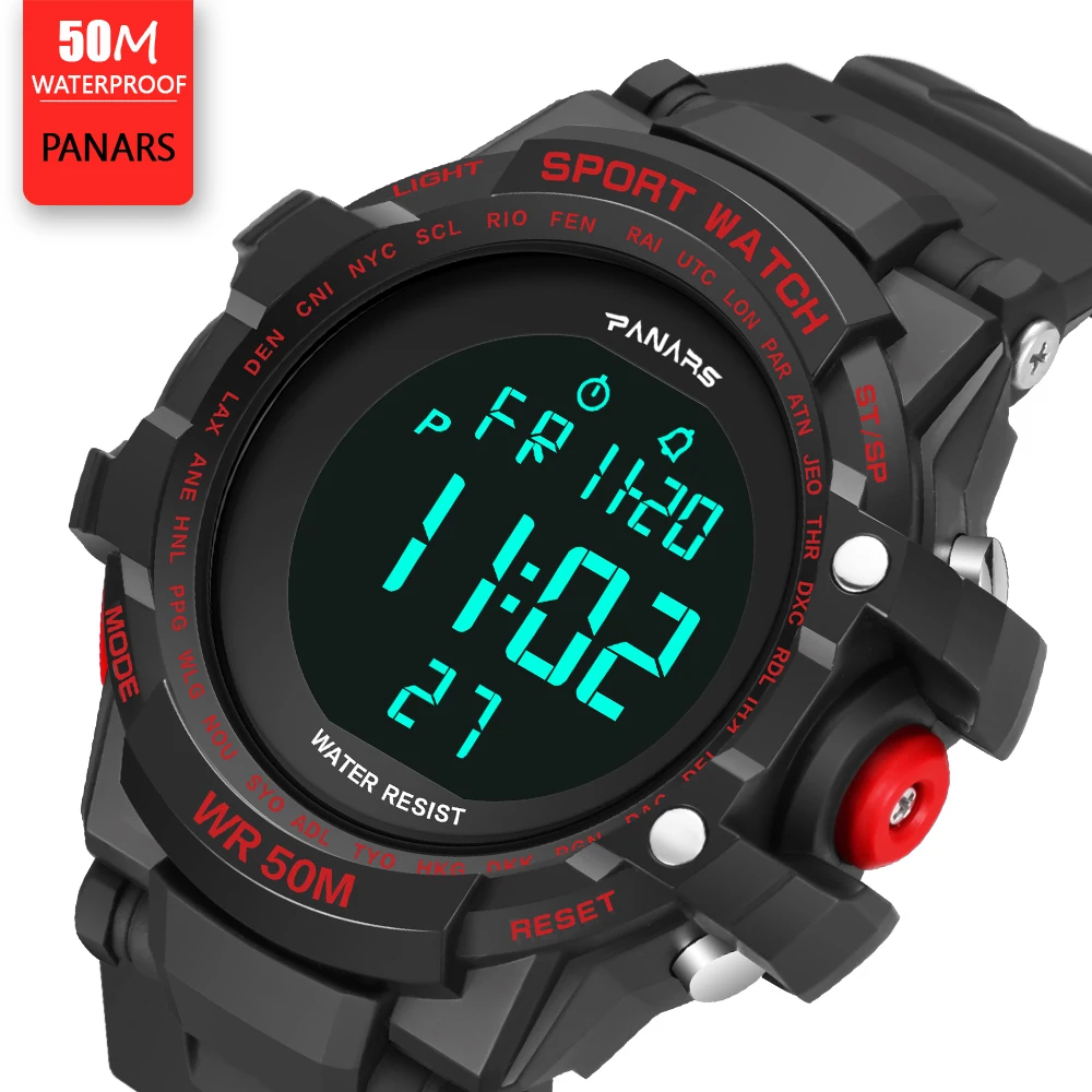 

50m Waterproof G Style Shock Watch Men Military Electronic Wrist Watch Men Sport Digital Wristwatch Men clock reloj hombre 2018