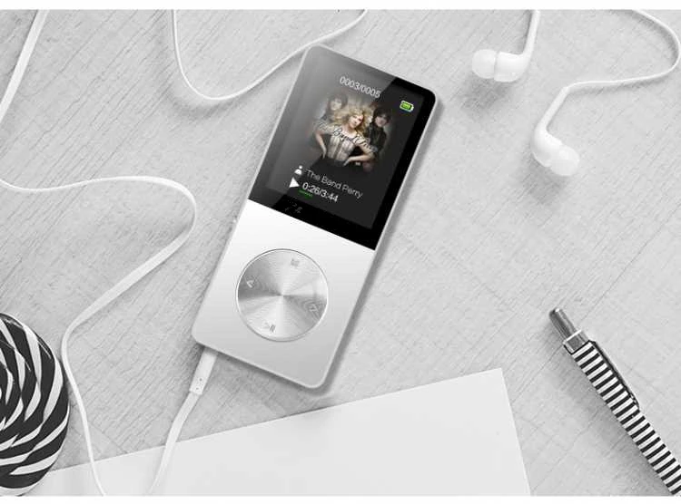  MPLSBO HiFi Metal MP4 Player Built-in Speaker 4GB 8GB 16GB 1.8 Inch Screen TF card slot Card with V