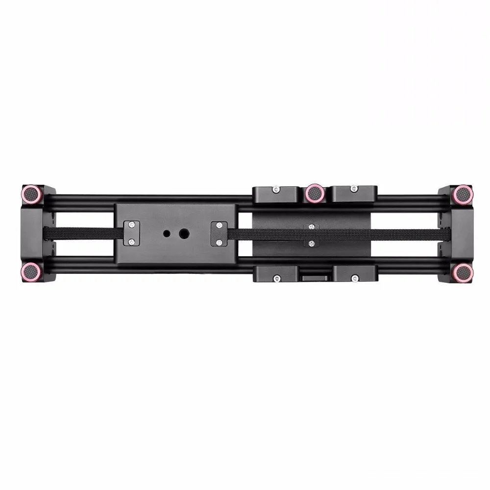 

52cm Track Rail Stabilizer Retractable Camera Video Slider Dolly for Canon Nikon Sony DSLR 104cm Sliding Distance Load Up to 8kg