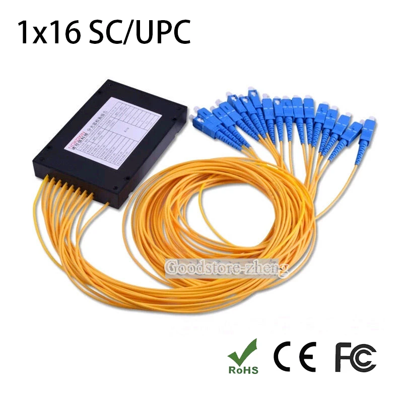 lan wire tester SC/UPC 1*16 PLC Fiber Optical Splitter SC/FC/ST/LC Connector PLC Splitter SC/UPC lan cable detector