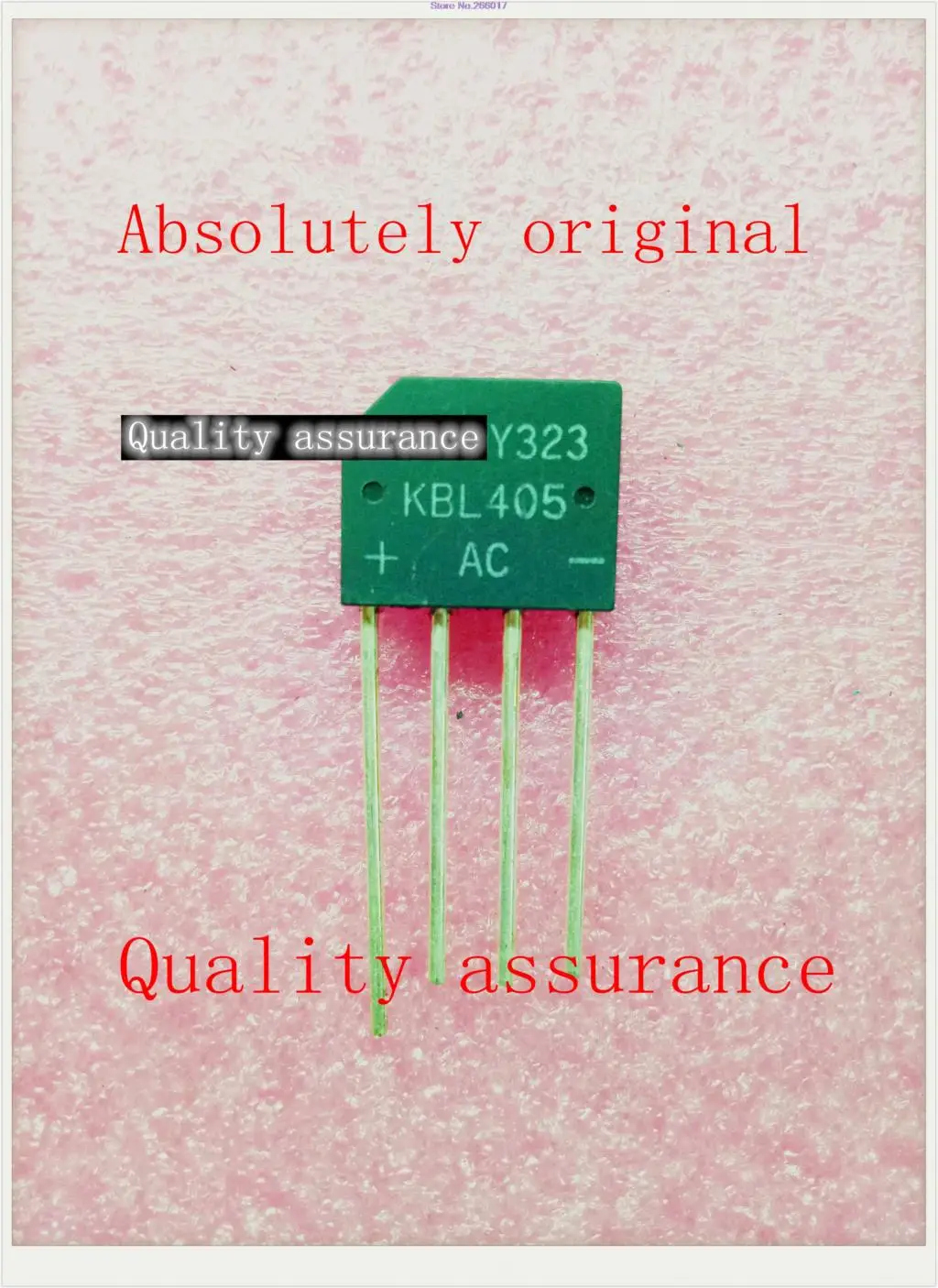 

KBL405 PBL405 RS405L 600V4A new and original In Stock