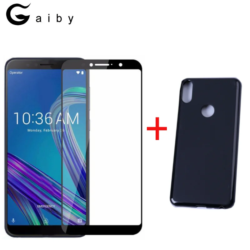 

Silione Case and Tempered Glass for ASUS Zenfone Max Pro M1 ZB602KL ZB555KL ZE620KL Max Pro M2 ZB633KL ZB631KL Screen Protector
