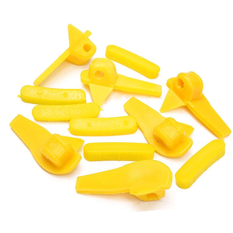 

12pcs/Set Yellow Tire Changer Nylon Plastic Mount Demount Head Duckhead Insert Rim Protectors Accessories