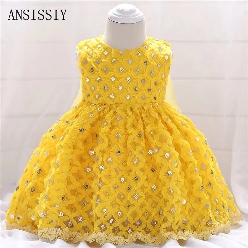 

Cute Fashion Baby Christening Dress Gown Baptism Clothes Newborn Kids Girls Birthday Princess Infant Party Vestido Costume