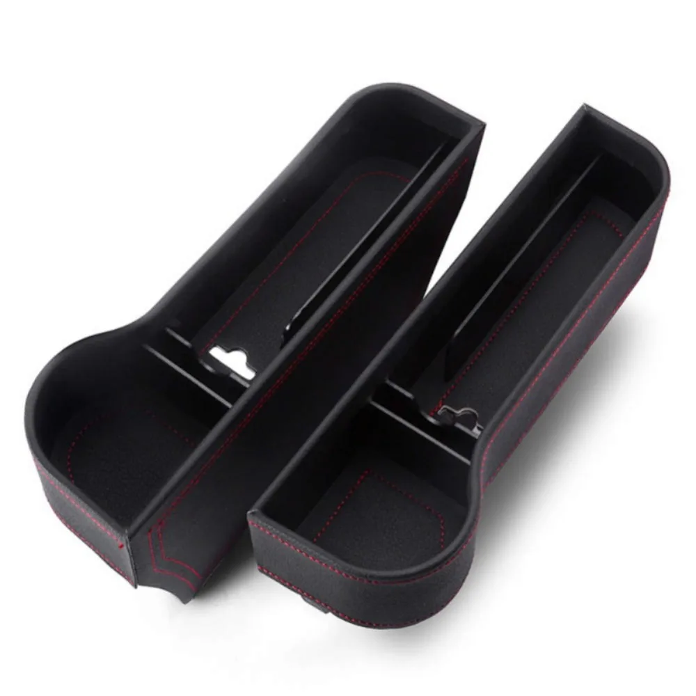 Автомобиль Организатором сиденья Gap кожаный чехол Карманный автокресло с боковыми Для бумажник телефон сигареты ключи Чашки коробка для