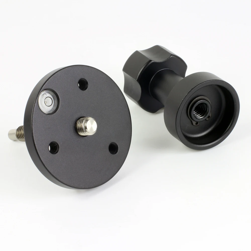 65mm Half Ball Bowl Type to Flat Converter Adapter for Pro Video Fluid Head Tripod Bogen
