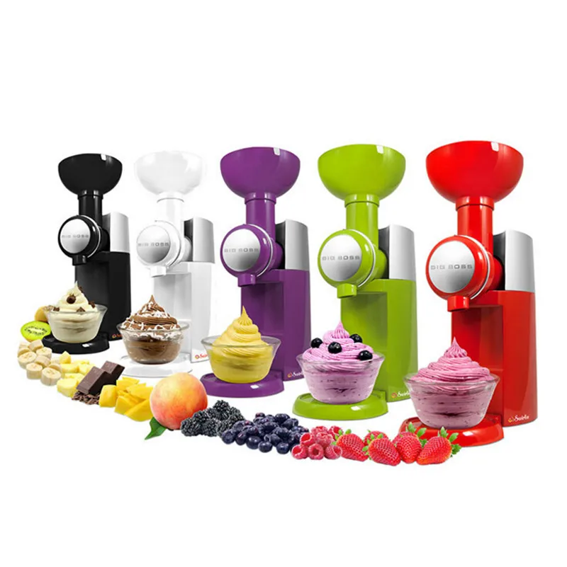 

220V /110V Big Boss Swirlio Frozen Fruit machine icecream home full automatic mini slush machine household ice cream maker