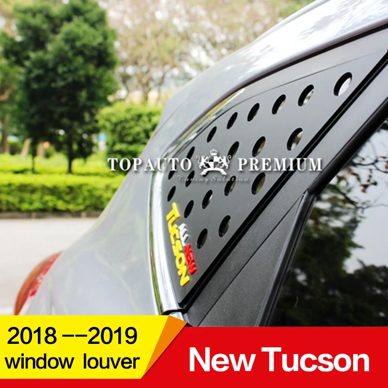 Используется для hyundai new tucson Window Louver2018 год PP пластик солнцезащитный козырек заднего стекла украшение автомобиля переоборудование