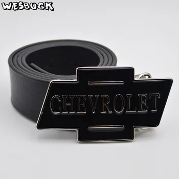 

5 PCS MOQ WesBuck Brand Black Chevrolet Belt Buckle