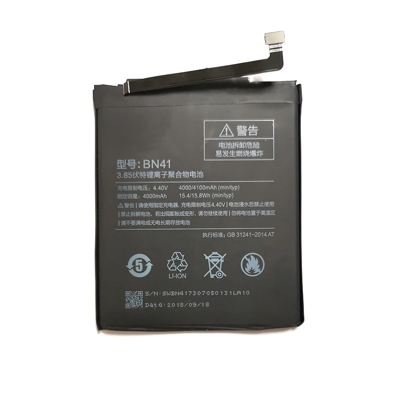 OHD для Xiao mi BN41 аккумулятор для телефона для Xiaomi Redmi Note 4 4X3 Pro 3S 3X 4X mi 5 сменные батареи 2910 мАч