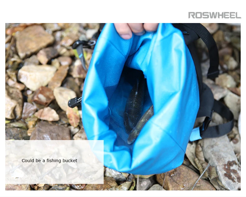 Roswheel 10 л водонепроницаемая велосипедная седельная сумка для седла, заднего сиденья, MTB сумка для хранения, сумка для переноски, серия ATTACK 131372