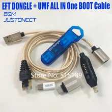 Новейшая оригинальная легкая прошивка TEMA/EFT DONGLE+ UMF все загрузочный кабель(все в одном загрузочном кабеле