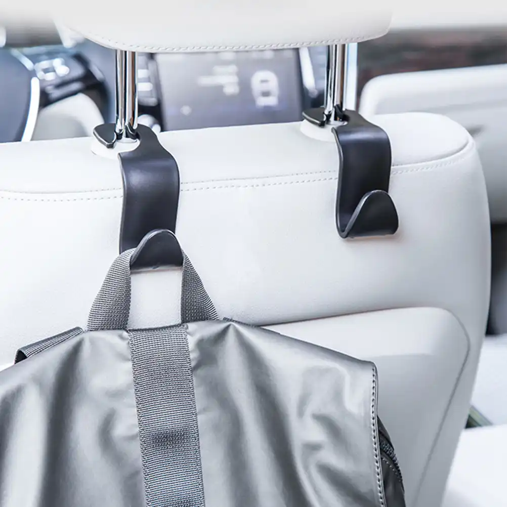 Dynamovolition High quality Practical Car Vehicle Back Seat Headrest Organizer Hanger Storage Hook for Groceries Bag Handbag Durable