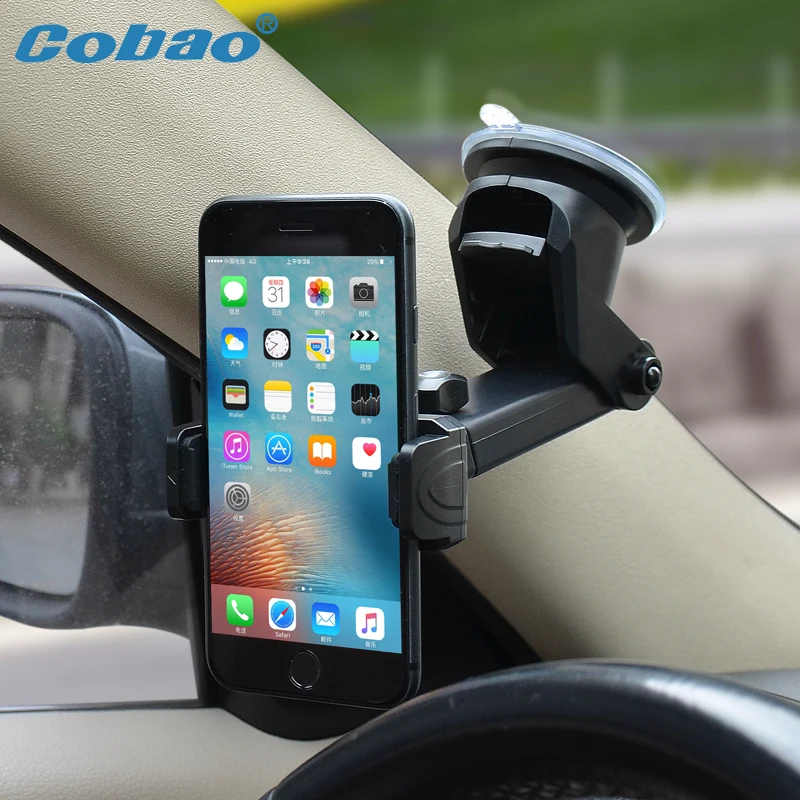 Cobao Windshield Phone Holder Car Universal Car Phone Holder Dashboard