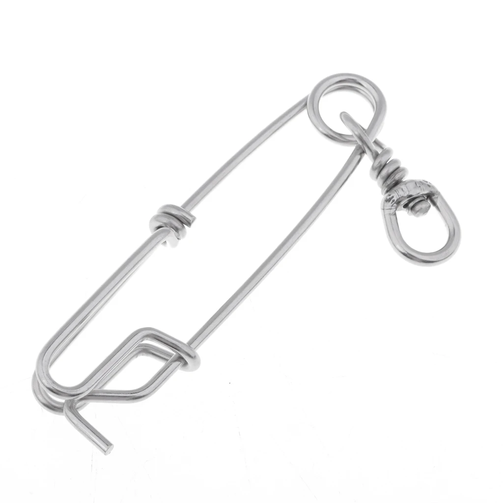 Stainless Steel Fishing Snap Long Line Clips Fishing Shark Clip Tuna Clip Fishing Equipment