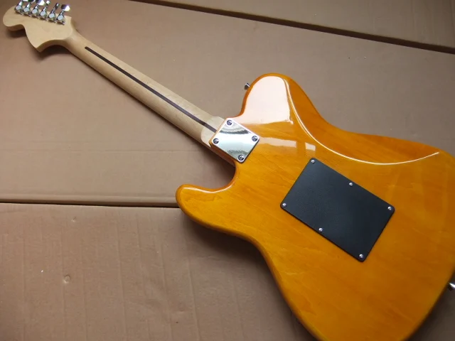 New Arrival STR Electric Guitar Alder Body And Maple Neck In Yellow 100720-22