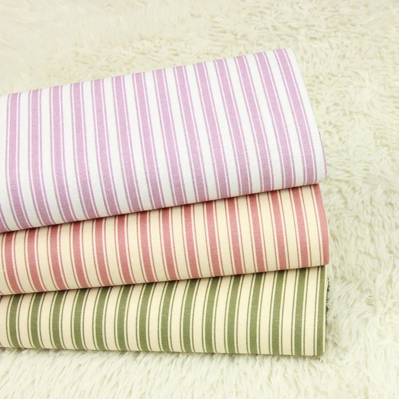 Горячие 50*140 см рукоделие ткань тканевые салфетки трикотажные для шитья кэш ткань хлопок telas Лоскутная lote холст полосы D30