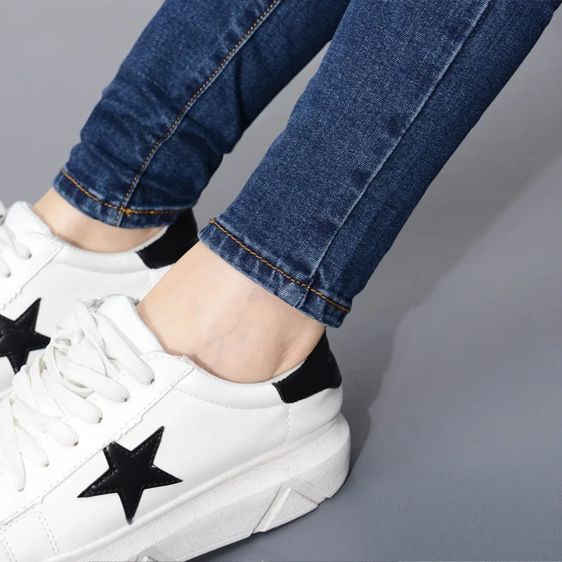 New Jeans Women Elasticity Female Slim Was Thin Small Pants Trousers Pencil Pants Jeans Woman High Waist Jeans Korean New Jeans Women Elasticity Female Slim Was Thin Small Pants Trousers Pencil Pants Jeans Woman High Waist Jeans Korean