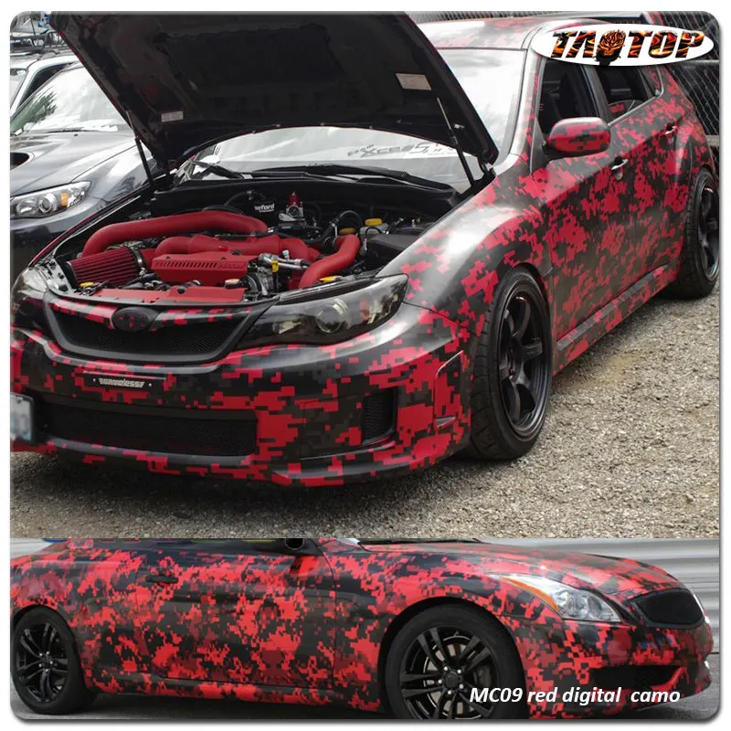 cnHGarts 1.52*30m High quality 8 colors Digital Camo car ...