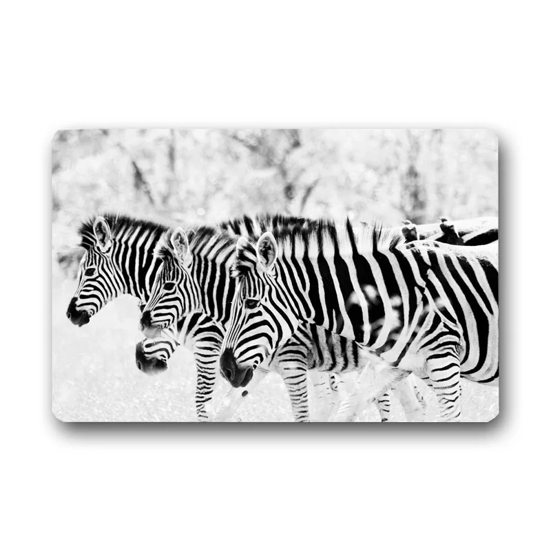 Zebra Kitchen Mat Custom Anti Slip Area Rugs Living Room Balcony Bathroom Carpet Set Doormat Bath Mats Bedroom Tapete Aliexpress
