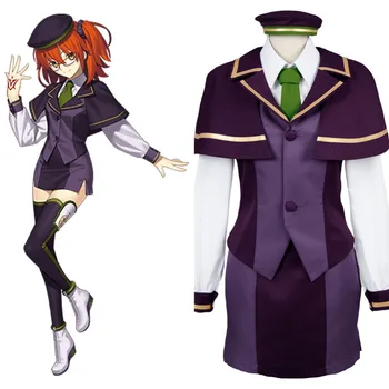 

Fate Grand Order Cosplay Protagonist Ritsuka Fujimaru Costume Halloween Carnival School Girl Uniform Cosplay Costume Full Set