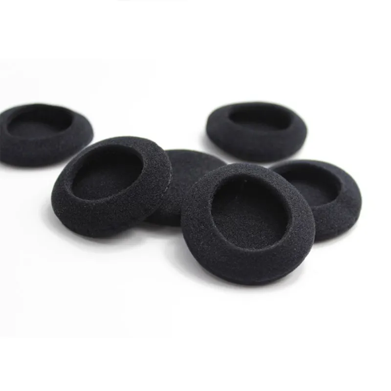 

10Pcs 60mm Soft Foam Earbud Headphone Ear pads Replacement Sponge Covers For Headphone MP3 MP4 Headset Black
