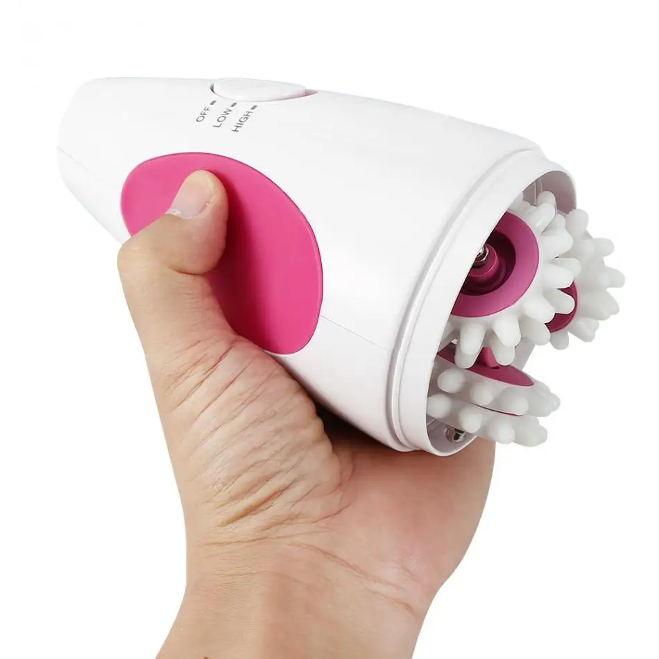 Dispositivo de Vibração do Corpo Máquina de Queima de Gordura Elétrica Beleza Rosto Magro & Heat Terapia Perder Peso Anti Celulite Rolo Massageador 3d 26 Utensílios de cuidado facial