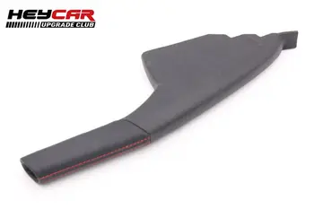

GENUINE LEATHER HAND BRAKE LEVER CASE COVER 6RD 711 461 B FOR VW POLO RED LINE