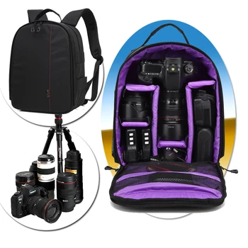 

Waterproof Camera Backpack Bag Case For Canon 750D 200D 77D 5DIV Nikon D7500 D7200 D5300 D5200 D3400 D810 Sony A7 II III A77 A99