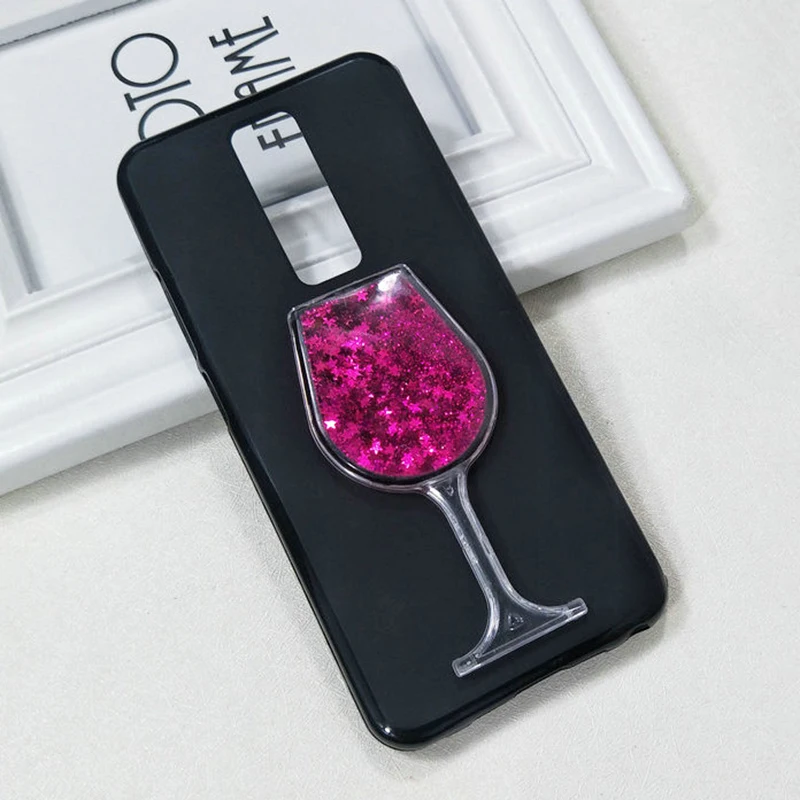 Cupcall для Leagoo S8 Мягкие TPU Silcase Роскошные девушка женщина вина Стекло зыбучие пески