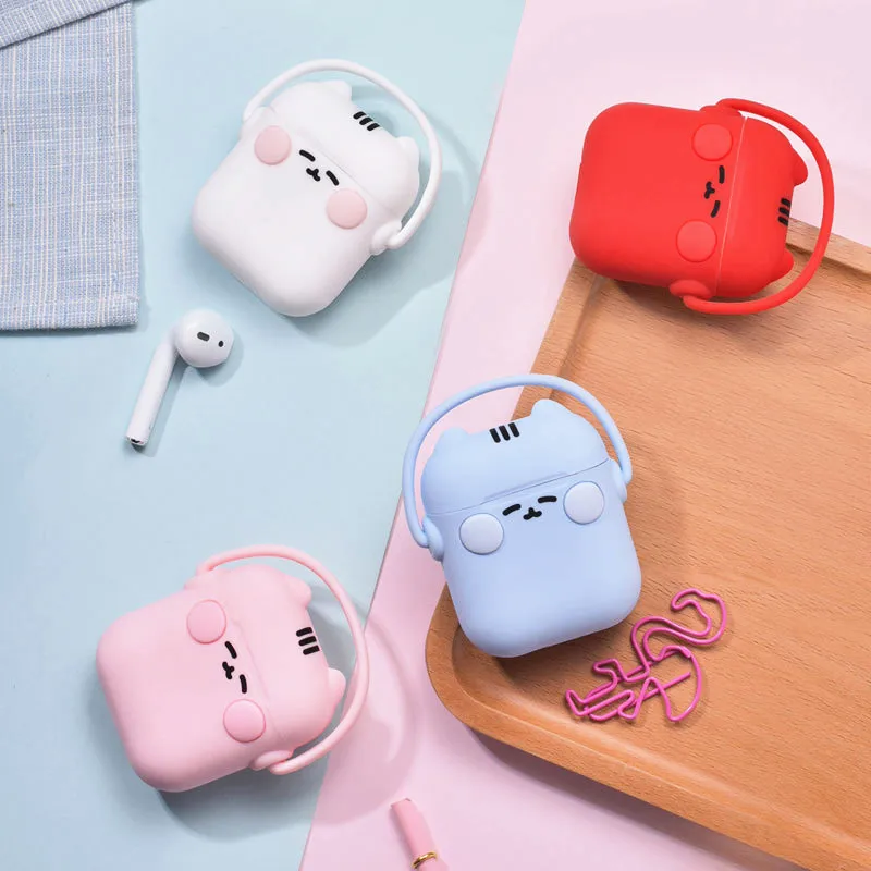Чехол для AirPods милый мультяшный защитный чехол беспроводных наушников Air pods 1/2