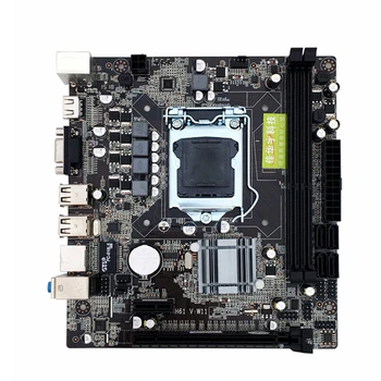 

190*170mm Professional H61 Motherboard Desktop 16GB 2XDDR3 LGA 1155 Computer Motherboard VGA HDMI 4xSATA 2.0 Computer Mainboard
