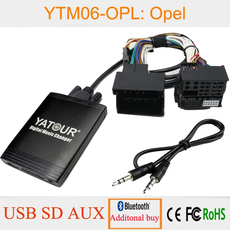 Yatour Car DMC USB SD MP3 Bluetooth Adapter for Opel YT M06 OPLin Car